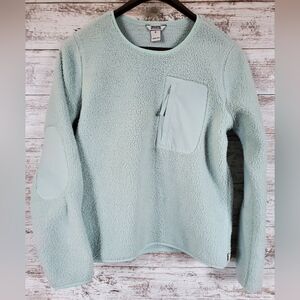 Duluth Trading Co. Women's Softmore Fleece Crewneck Pullover in Soft Mint